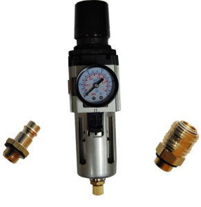 Filtro reduktor do kompresora sprężarki AW-3000 - 1/4 + szybkozłącze i wtyk zatrzaskowy