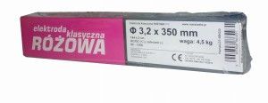 Elektrody rutylowe różowe rutylowo-ceulozowe 3,2 4,5 kg