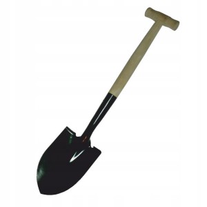 Szpadel ostry MINI trzonek drewniany 680 mm C0910