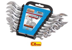 CORONA ZESTAW KLUCZY PŁASKICH 6-22MM 8 ELEM C6031