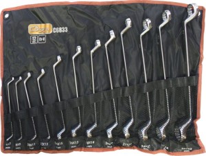 CORONA KLUCZE OCZKOWE GIĘTE 6-32 12e ZESTAW C6833