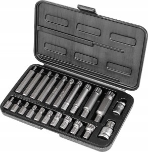 ZESTAW 22 BITÓW SPLINE M4-M18 RICHMANN C6938