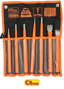 CORONA C5805 ZESTAW PRZEBIJAKÓW I PRZECINAKÓW 7EL