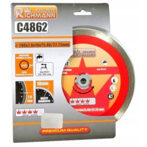 TARCZA DIAMENTOWA PEŁNA CIENKA 200x2 25,4 / 22,23