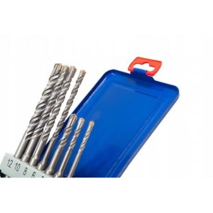 WIERTŁA DO BETONU SDS+ 5-12 MM 7 ELEM. X4 METALOWE