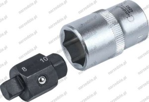 Nasadka 4-kątna do korków olejowych, 8+10 mm C.4263