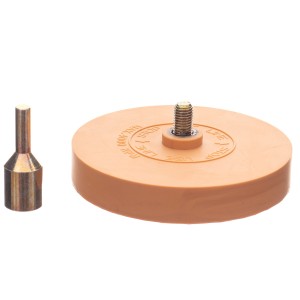 Tarcza gumowa do usuwanie naklejek + adapter 6mm