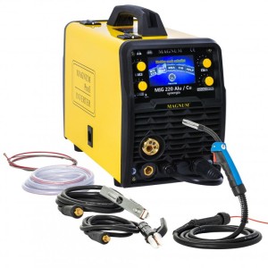 Półautomat spawalniczy MIG-220 ALU/CU Magnum 200A/60%