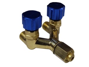 Rozdzielacz Gazu TLEN 1/4 PRAWY zawór Tlenowy