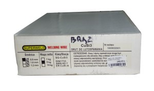 Drut do lutospawania CuSi3 lutospawanie 0,8 mm 5kg Superweld